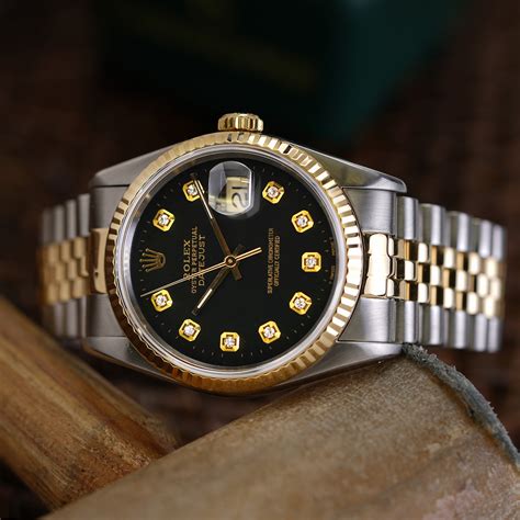 rolex datejust 16233 diamond marker|rolex 16233 day date.